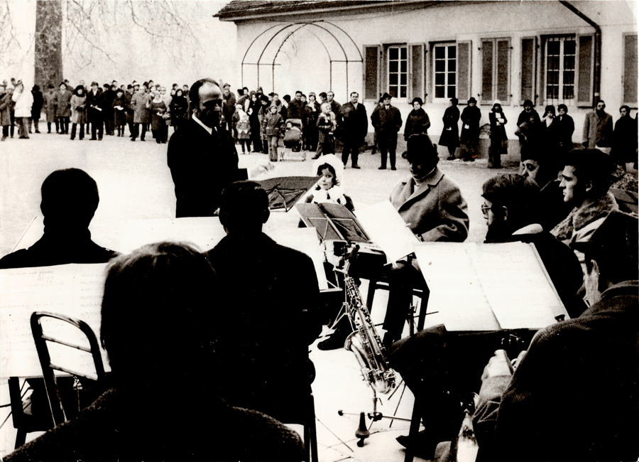 18. Dezember 1966 Erstes Adventskonzert im Schlosshof