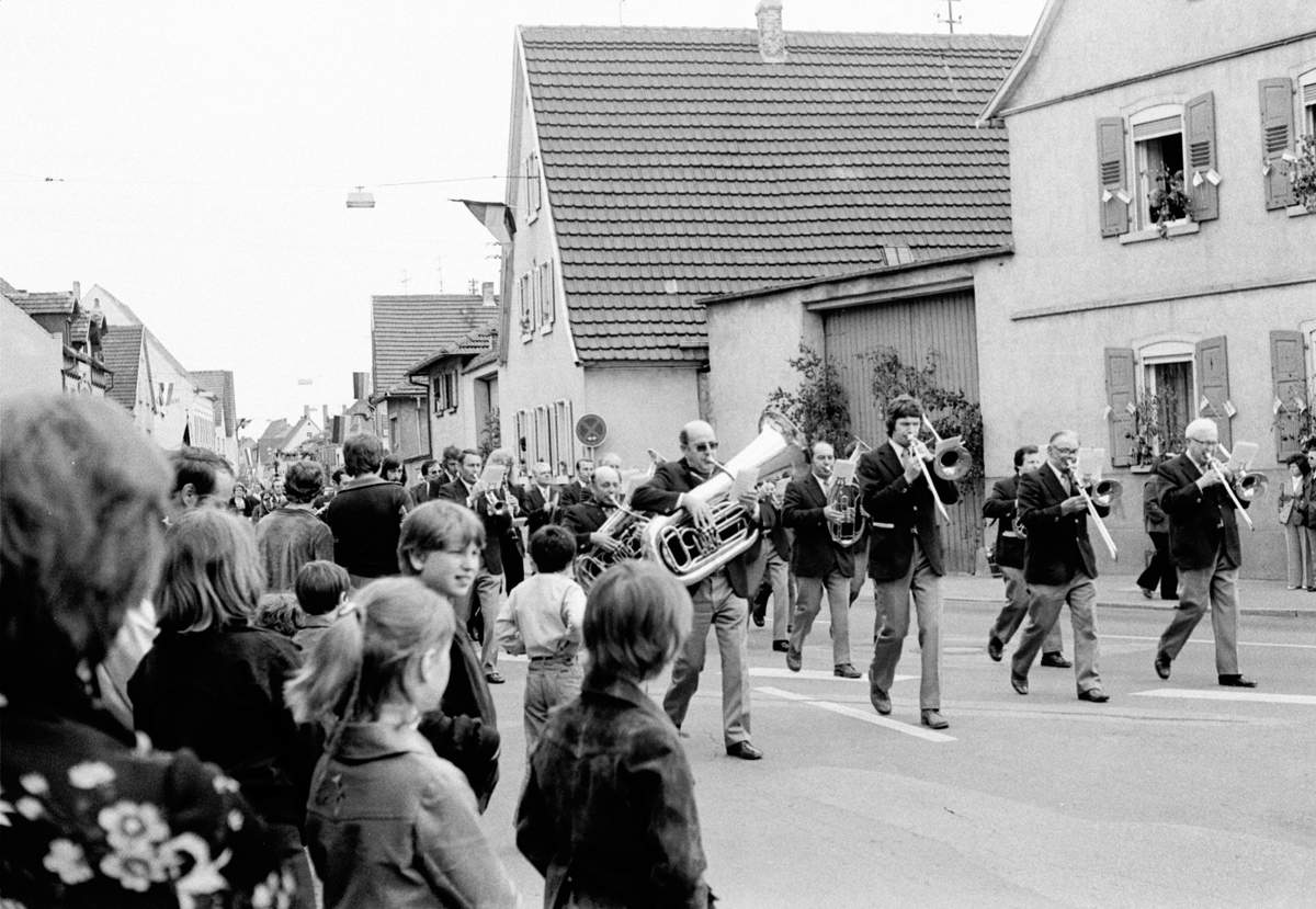 Fastnachtsumzug in Ilvesheim am 20. Februar 1977