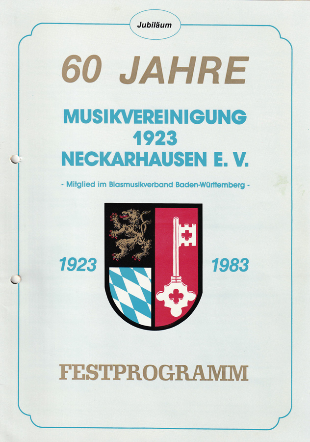 Festprogrammheft von 1983