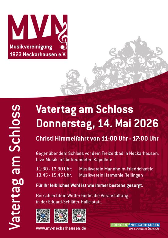 "Musikalischer Vatertag" bei der Musikvereinigung 2026