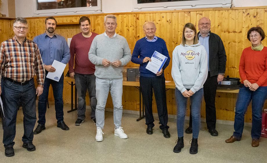 Ehrungen der Musiker*innen für  10, 20, 40 und 50 Jahre aktive Tätigkeit