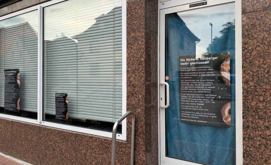 Die Musikvereinigung bedankt sich bei der Bäckerei Hemberger