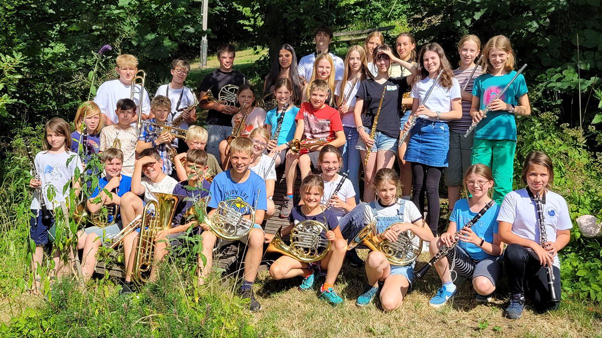 Probewochenende unserer Jugendblasorchester „Windspiel“ und „Windstärke '08“