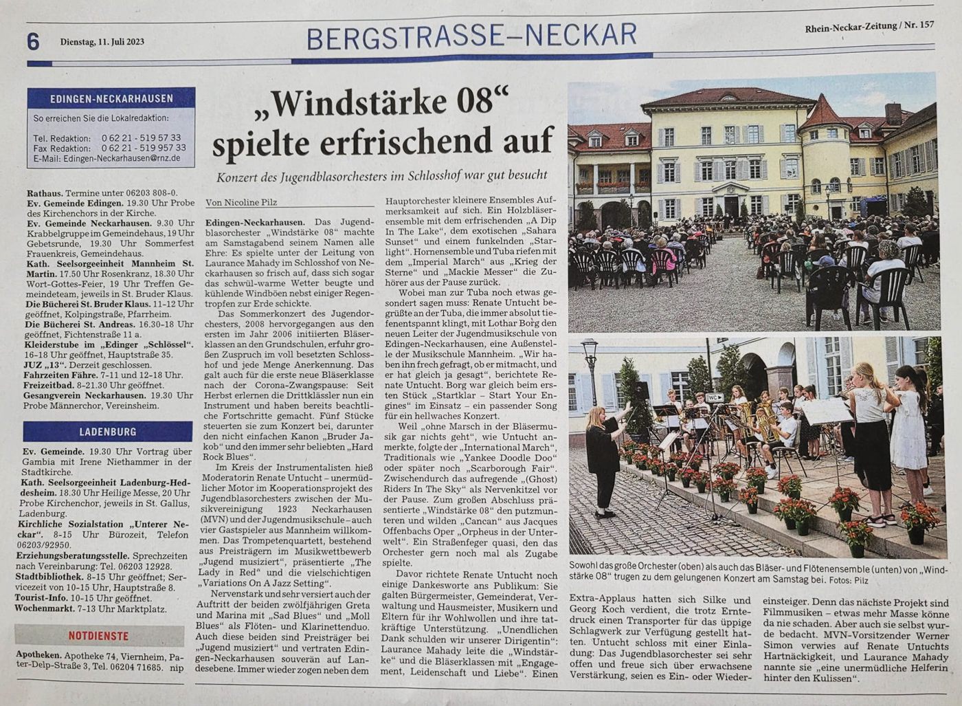 Windstärke 08 spielte erfrischend auf