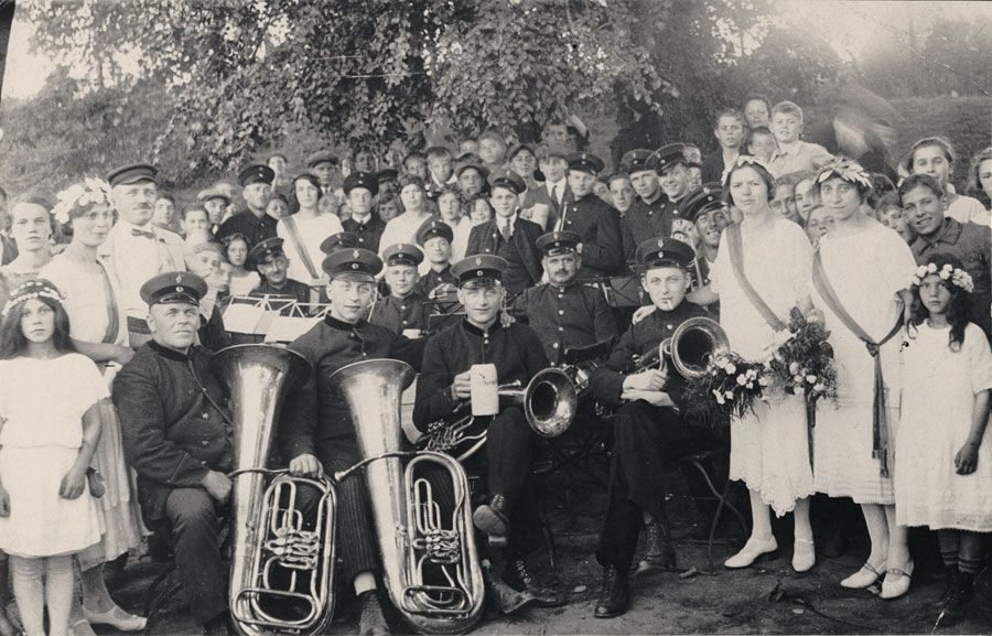 25-jähriges Jubiläum der Freiwilligen Feuerwehr Neckarhausen am 13. Juli 1925